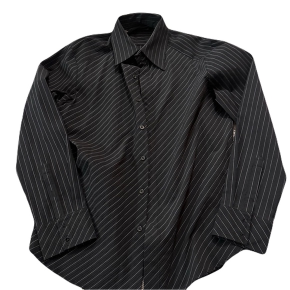 7 Diamonds Other - XL 7 Diamonds Men's Black Striped Shirt